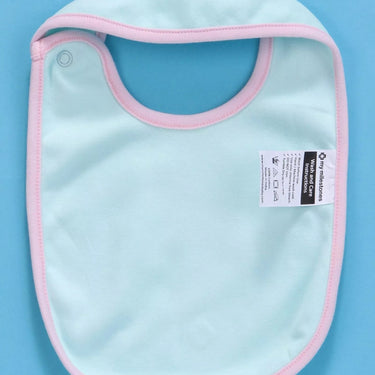 Bibs - Value Set 3 pcs - Girls - Baby Pink/Aqua/White - MyMilestones 