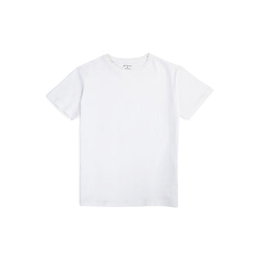 Round Neck Tee - White