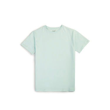 Round Neck Tee - Dusty Aqua