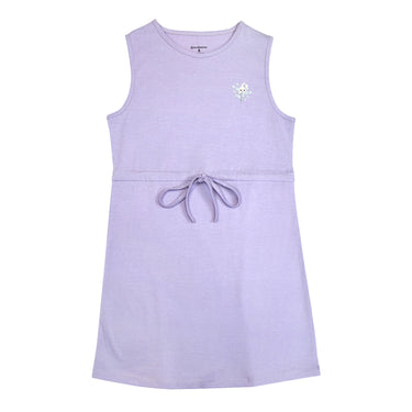 Drawstring Waist Utility Dress - Lavender