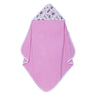 Baby Hooded Towel - Muslin Hood - Pink Solid - MyMilestones 