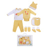 Infant Essentials Clothing Gift Set - 8pc - Full Sleeves - Yellow - MyMilestones 