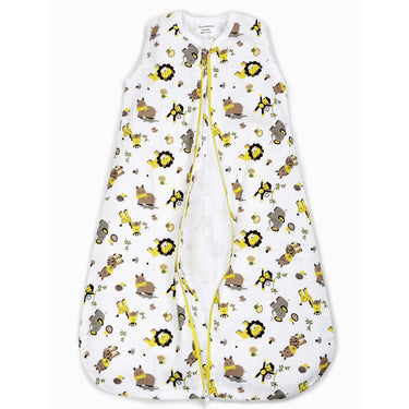 Baby Sleep Sack - Muslin - Zoo Yellow - MyMilestones 