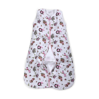 Baby Sleep Sack - Muslin - Zoo Pink - MyMilestones 