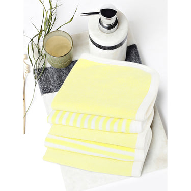 Washcloth / Napkin 5pc Set - Lemon Yellow - MyMilestones 