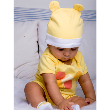 Infant Essentials Clothing Gift Set - 8pc - Half Sleeves - Yellow - MyMilestones 