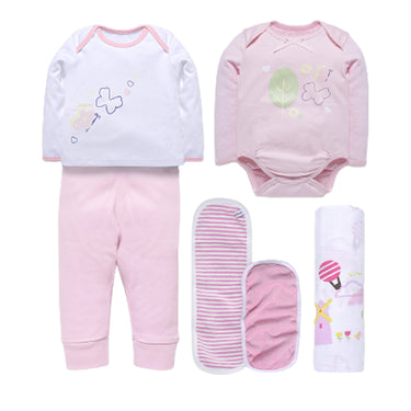 Infant Essentials Gift Set A - 6pcs - Pink - MyMilestones 