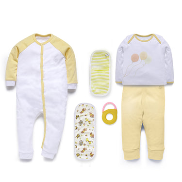 Infant Essentials Gift Set B - 6pcs - Yellow - MyMilestones 