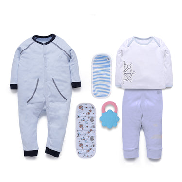 Infant Essentials Gift Set B - 6pcs - Blue - MyMilestones 