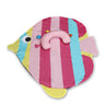 Tummy-time / Play-time Mat With Sensory Pillow - Rainbow Fish-Pink - MyMilestones 