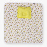 Nursery Quilted Play-time Mat With Pillow - Zoo Print- Yellow - MyMilestones 