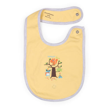 Bibs - Value Set 3 pcs - Girls - Yellow/White/Grey - MyMilestones 