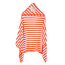 Hooded Towel Wrap - Orange/White - MyMilestones 