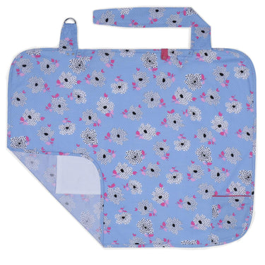 Nursing Apron - Floral Jacquard Blue - MyMilestones 