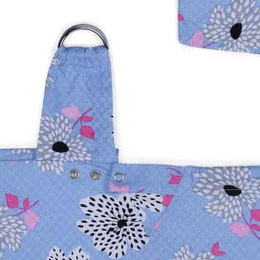 Nursing Apron - Floral Jacquard Blue - MyMilestones 