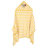 Hooded Towel Wrap - Yellow/White - MyMilestones 