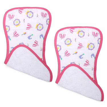 Luxe all-purpose Washcloths 2pc Set - Carnival Pink - MyMilestones 