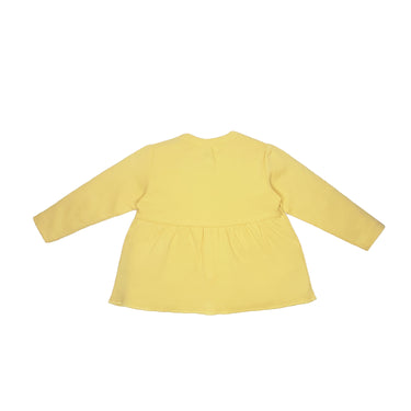 Top Full Sleeves Girls Yellow/Navy Blue - 2pc Set - MyMilestones 