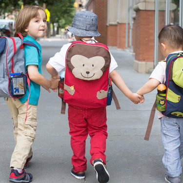 My Milestones PVC-FREE 3D Animal Series Kids/Toddlers Fun Backpack - Monkey.