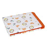 My Milestones Muslin Baby 2 Layered Blanket - Carnival Orange.